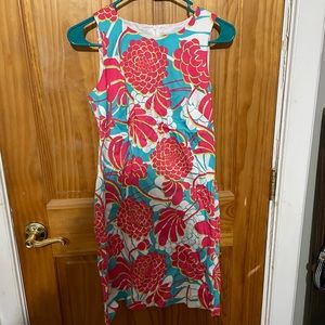 London times floral bright dress